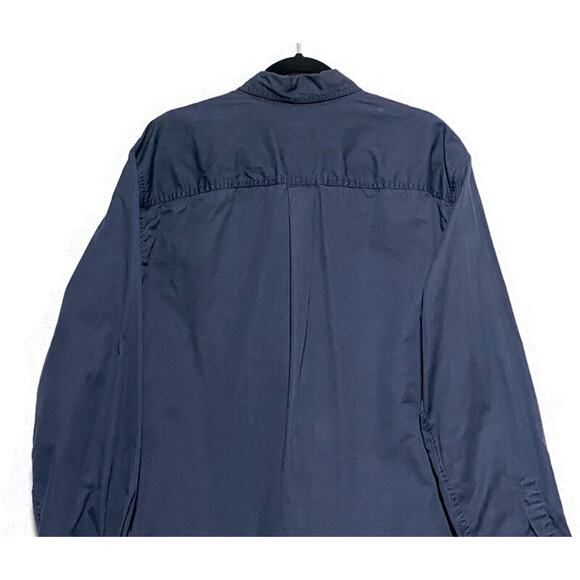 Eddie Bauer Shirt Men's Large Black Button Up Long Sleeve Cotton - Picture 4 of 7